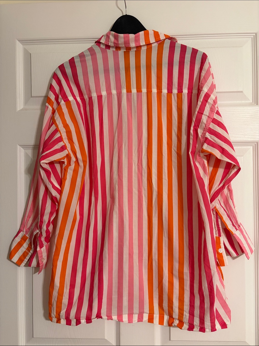 Beach Riot Alexa Sunset Stripes Button Down Cover Up Shirt - Picture 3 of 3